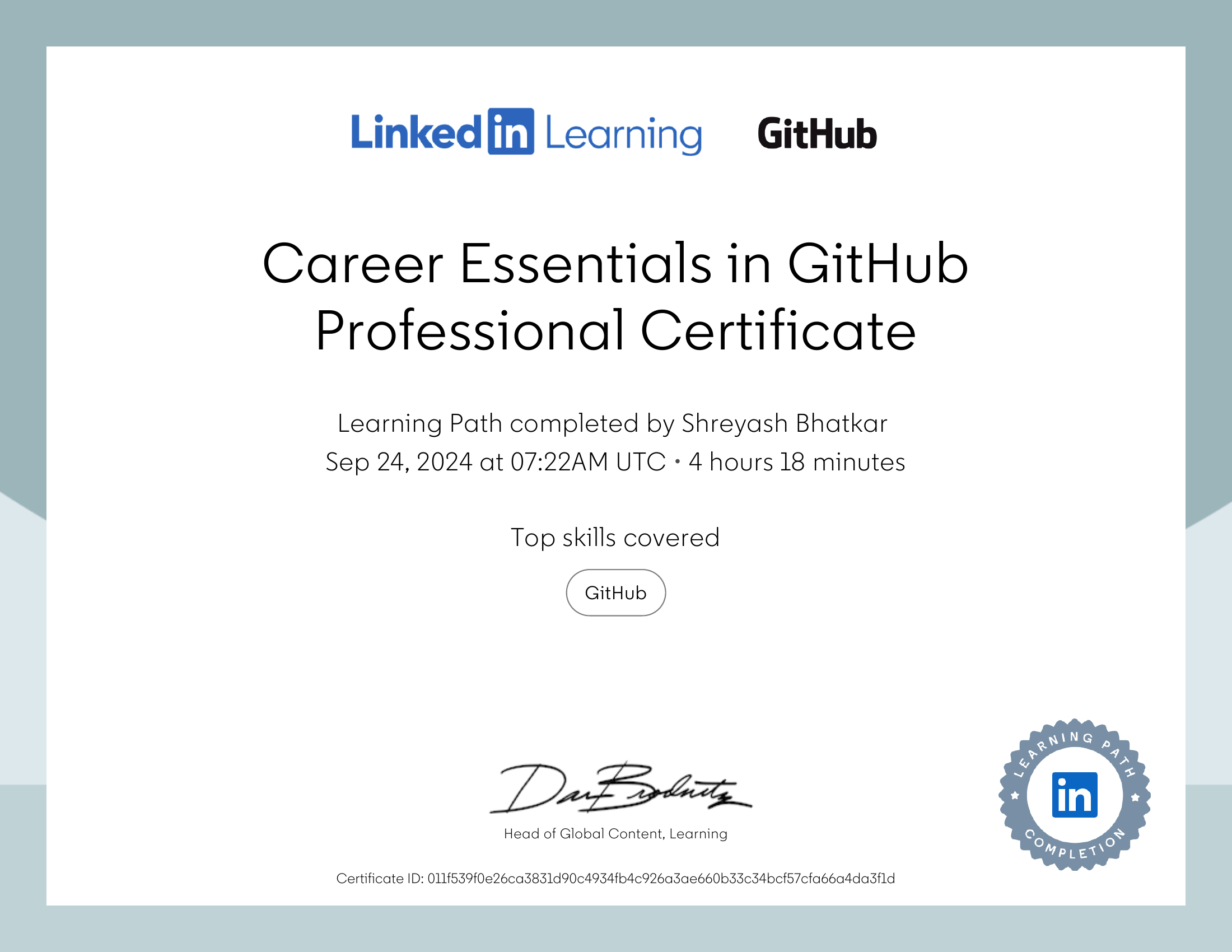 Career Essentials in GitHub (Professional Certificate)